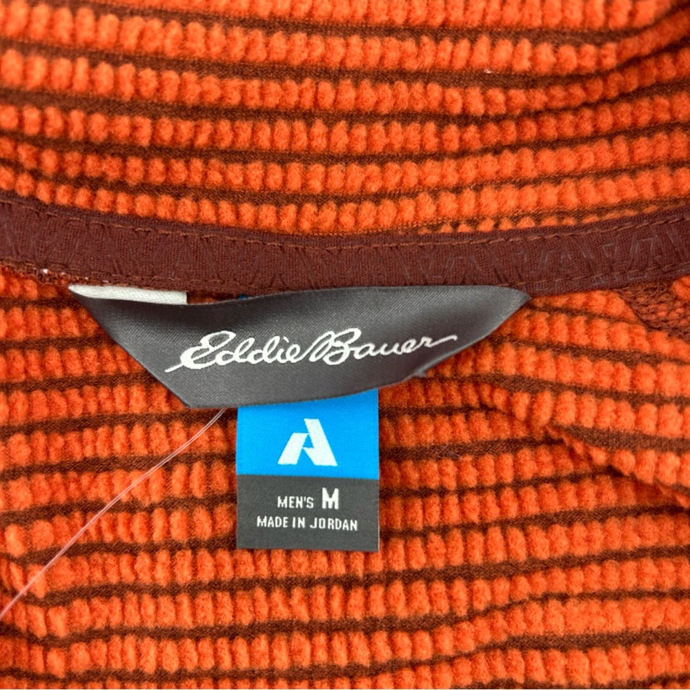 Eddie Bauer Burnt Orange Quarter-Zip Top - Picture 7 of 13